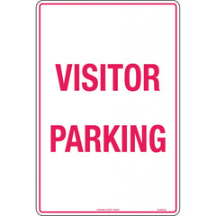 Uniform Safety Signs - 600 x 400mm - Poly - Visitor Parking | TC457LP
