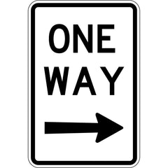Uniform Safety Signs - 450 x 300mm - Metal - One Way (Right Arrow) | TC477LSM