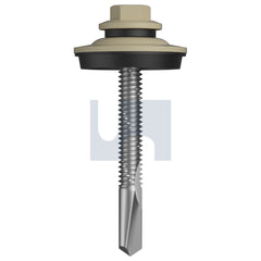 Hobsons - #12-24 x 50 - Classic Cream (smooth) - S500 SDS Cyclone - Multiseal - Class 4 | TCC54YM1224050
