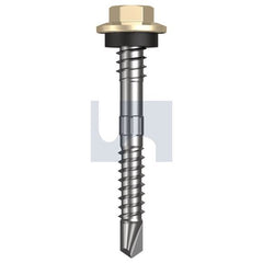 Hobsons - #12-14 x 48 - Classic Cream (Smooth) - + Scratchguard Metal SDS Hex + Washer + Xgrip - Class 4 | TCCM4XS1214048
