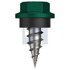 Hobsons - #8-15 x 12 - Cottage Green - Needle Pt SDS Hex + Wash - Class 4 - Qty 1000 | TCGN4SH0815012
