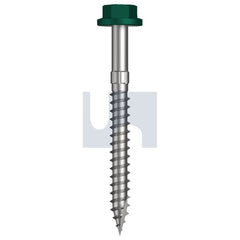 Hobsons - #14-10 x 65 - Cottage Green - + Scratchguard Type 17 Flanged Hex Head - Class 4 | TCGW4FS1410065