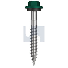 Hobsons - #12-11 x 45 COTTAGE GREEN (PERMANENT) -CL4 AS3566 + SCRATCHGUARD TYPE 17 HEX HEAD + WASHER | Q605-CG (Pack of 1000)