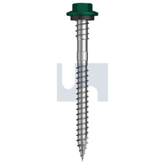 Hobsons - #12-11 x 65 COTTAGE GREEN (PERMANENT) -CL4 AS3566 + SCRATCHGUARD TYPE 17 HEX + WASHER + XGRiP | Q670-CG (Pack of 1000)