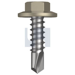 Hobsons - #12-14 x 20 - Cove - Metal SDS Flanged Hex Head - Class 4 | TCOM4FH1214020