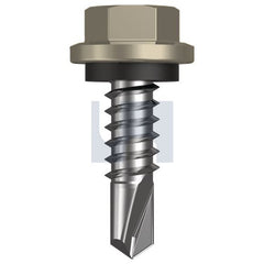 Hobsons - #14-14 x 22 - Cove - Metal SDS Hex Head + Washer - Class 4 | TCOM4SH1414022