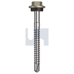 Hobsons - #12-14 x 55 - Cove - + Scratchguard Metal SDS Hex Head + Washer - Class 4 | TCOM4SS1214055