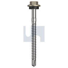 Hobsons - #12-14 x 65 - Cove - + Scratchguard Metal SDS Hex Head + Washer - Class 4 | TCOM4SS1214065