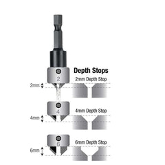 Bordo - 7/64 Cobalt Drill with TCT Countersink | 2202-7/64