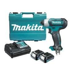 Makita Tools - 12V Max Impact Driver Kit - Includes 2 x 1.5Ah Batteries Charger & Case | TD110DWYE