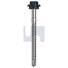 Hobsons - #12-14 x 65 - Deep Ocean (Storm Blue) - + Scratchguard Metal SDS Hex Head + Washer - Class 4 | TDOM4SS1214065