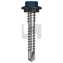 Hobsons - #12-14 x 37 - Deep Ocean (Storm Blue) - Metal SDS Hex + Washer + Xgrip - Class 4 | TDOM4XH1214037