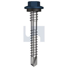 Hobsons - #12-14 x 43 - Deep Ocean (Storm Blue) - Metal SDS Hex + Washer + Xgrip - Class 4 | TDOM4XH1214043