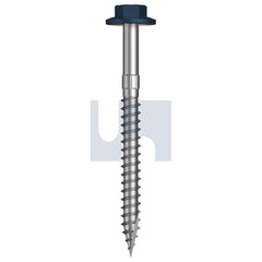 Hobsons - #12-11 x 65 DEEP OCEAN (STORM BLUE) -CL4 AS3566 + SCRATCHGUARD TYPE 17 FLANGED HEX HEAD | Q543-DO (Pack of 500)