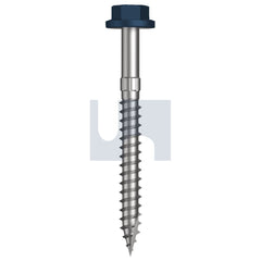 Hobsons - #14-10 x 65 - Deep Ocean (Storm Blue) - + Scratchguard Type 17 Flanged Hex Head - Class 4 - Qty 500 | TDOW4FS1410065