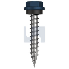 Hobsons - #10-12 x 30 DEEP OCEAN (STORM BLUE) -CL4 AS3566 TYPE 17 HEX HEAD + WASHER | Q596-DO (Pack of 1000)
