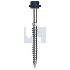 Hobsons - #14-10 x 75 Deep Ocean (Storm Blue) -Cl4 As3566 + Scratchguard Type 17 Hex Head + Washer | Q635-Do (Pack Of 500)