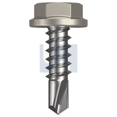 Hobsons - #10-16 x 16 DUNE - CL4 AS3566 METAL SDS FLANGED HEX HEAD | FS180-DU (Pack of 1000)