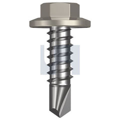 Hobsons - #14-14 x 22 - Dune - Metal SDS 5 16af Flanged Hex - Class 4 - Qty 1000 | TDUM4RH1414022