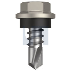 Hobsons - #8-18 x 12 Dune - Cl4 As3566 Metal Sds Hex Head + Washer | Q273-Du (Pack Of 1000)