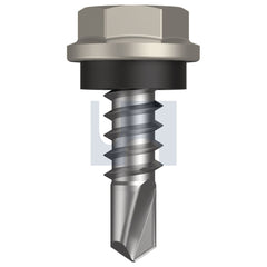 Hobsons - #10-16 x 16 DUNE - CL4 AS3566 METAL SDS HEX HEAD + WASHER | Q275-DU (Pack of 1000)
