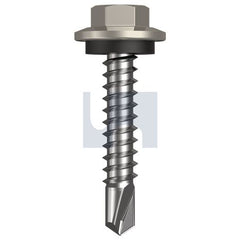Hobsons - #12-14 x 30 - Dune - Metal SDS Hex Head + Washer - Class 4 - Qty 1000 | TDUM4SH1214030