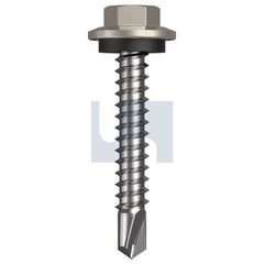 Hobsons - #12-14 x 35 - Dune - Metal SDS Hex Head + Washer - Class 4 | TDUM4SH1214035