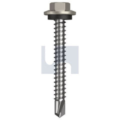 Hobsons - #12-14 x 45 - Dune - Metal SDS Hex Head + Washer - Class 4 | TDUM4SH1214045