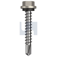 Hobsons - #14-10 x 42 Dune - Cl4 As3566 Metal Sds Hex Head + Washer | Q330-Du (Pack Of 1000)