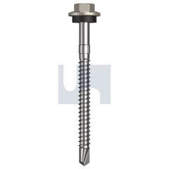 Hobsons - #12-14 x 65 - Dune - + Scratchguard Metal SDS Hex Head + Washer - Class 4 | TDUM4SS1214065