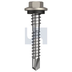 Hobsons - #12-14 x 37 - Dune - Metal SDS Hex + Washer + Xgrip - Class 4 | TDUM4XH1214037