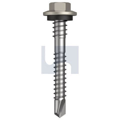 Hobsons - #12-14 x 43 - Dune - Metal SDS Hex + Washer + Xgrip - Class 4 | TDUM4XH1214043