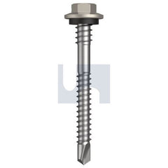 Hobsons - #12-14 x 53 - Dune - Metal SDS Hex + Washer + Xgrip - Class 4 | TDUM4XH1214053