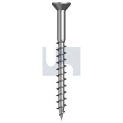 Hobsons - #8-9 x 51 - Dover White - Zyp Phillips Drive Chipboard SDS CSK Rib | TDWDYRP0809051