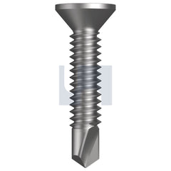 Hobsons - #10-24 x 25 DOVER WHITE - CL3 AS3566 PHILLIPS DRIVE METAL SDS COUNTERSUNK | QA06-DW (Pack of 1000)