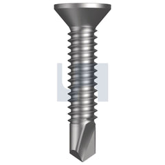 Hobsons - #10-24 x 25 DOVER WHITE - ZYP AS3566 PHILLIPS DRIVE METAL SDS COUNTERSUNK | QA14-DW (Pack of 1000)