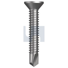 Hobsons - #10-24 x 30 Dover White - Zyp As3566 Phillips Drive Metal Sds Countersunk | Q460-Dw (Pack Of 1000)