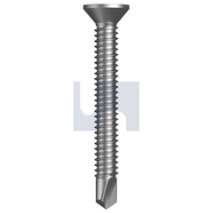 Hobsons - #10-24 x 40 DOVER WHITE - ZYP AS3566 PHILLIPS DRIVE METAL SDS COUNTERSUNK | Q462-DW (Pack of 1000)