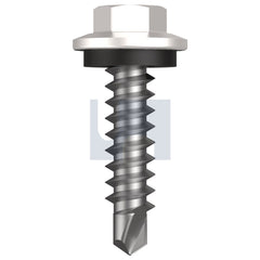 Hobsons - M6.2-13 x 25 Dover White - Cl4 As3566 Vmax Sds Hex + Washer | Qa47-Dw (Pack Of 500)