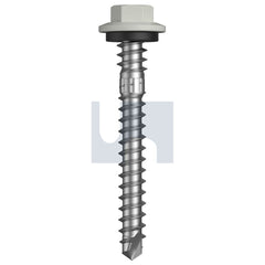 Hobsons - M6.2-11 X 50 Dover White - Cl4 As3566 + Scratchguard Vmax Sds Hex + Washer + Xgrip | Q313-Dw (Pack Of 500)