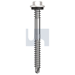 Hobsons - M6.2-13 X 65 Dover White - Cl4 As3566 + Scratchguard Vmax Sds Hex + Washer + Xgrip | Q312-Dw (Pack Of 500)