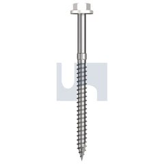 Hobsons - #14-10 x 90 - Dover White - + Scratchguard Type 17 Flanged Hex Head - Class 4 - Qty 250 | TDWW4FS1410090