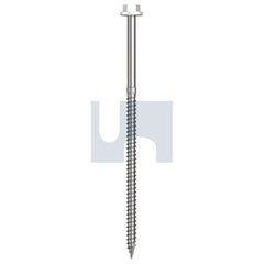 Hobsons - #14-10 x 150 - Dover White - + Scratchguard Type 17 Flanged Hex Head - Class 4 - Qty 250 | TDWW4FS1410150