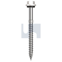 Hobsons - #14-10 x 75 Dover White - Cl4 As3566 + Scratchguard Type 17 Hex Head + Washer | Q635-Dw (Pack Of 500)