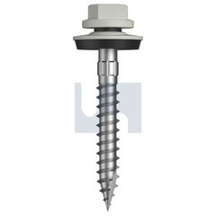 Hobsons - #14-10 x 50 - Dover White - + Scratchguard Type 17 Cyclone - Multiseal - Class 4 - Qty 250 | TDWW4YM1410050