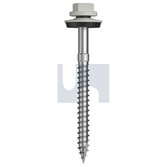 Hobsons - #14-10 x 75 - Dover White - + Scratchguard Type 17 Cyclone - Multiseal - Class 4 - Qty 250 | TDWW4YM1410075