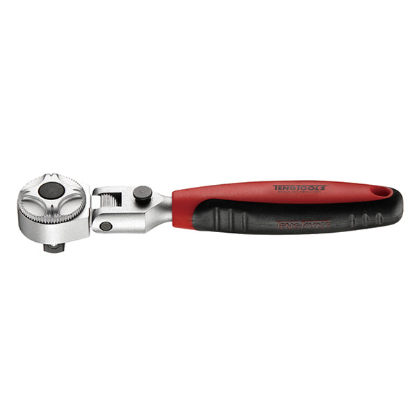ITM - TENG 1/4" DR. FLEX-HEAD STUBBY RATCHET HANDLE 72T | TE-1400-72SN