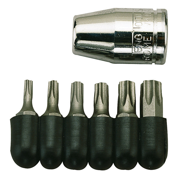 ITM - TENG 3/8" DR. TORX BIT SET, 7PCE, TX10-TX40 | TE-1486