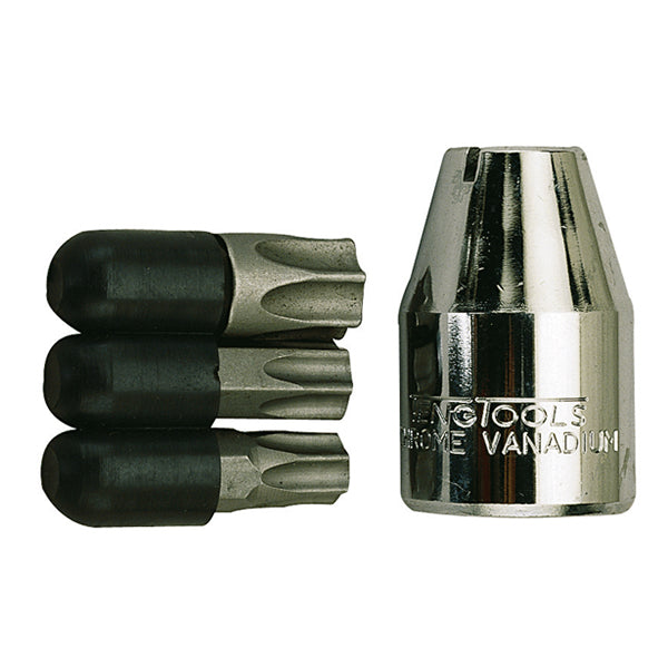 ITM - TENG 1/2" DR. TORX BIT SET, 4PCE, TX45-TX55 | TE-1488