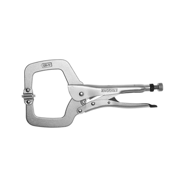 ITM - TENG 11" C-CLAMP LOCKING PLIER (NP) W/SWIVEL PAD | TE-406SP